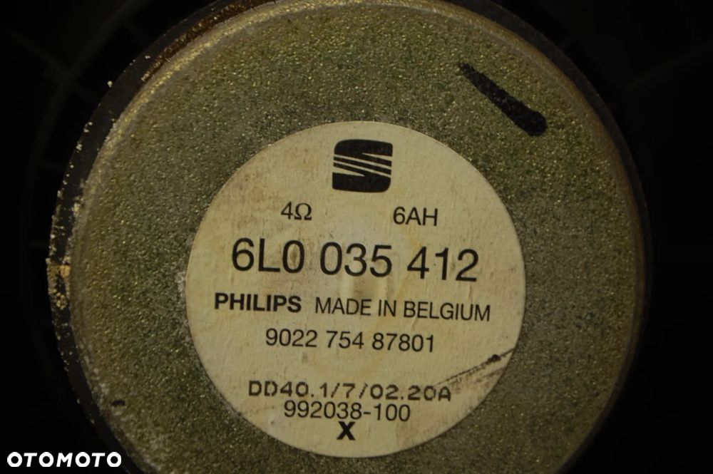 GŁOŚNIK DRZWI LEWY PRAWY PRZÓD PRZEDNI 6L0035412 6L0035411 SEAT IBIZA III - 3