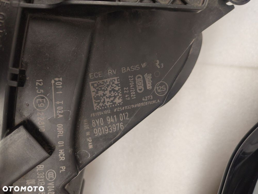 audi a3 8y full led komplet lamp przód 8y0940011, 8y0941012 - 8