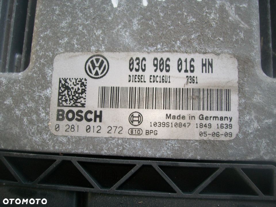 Sterownik Komputer Caddy 03G906016HN 0281012272 - 2