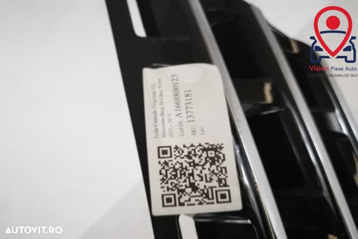 Grila Centrala Originala ML  Mercedes-Benz  M-Class  W166 2011 2012 20 - 7