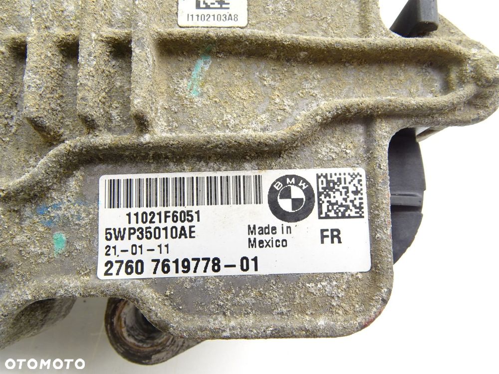 Nastawnik reduktora skrzyni biegów silniczek 7619778 bmw x3 f25 2.0 d - 6