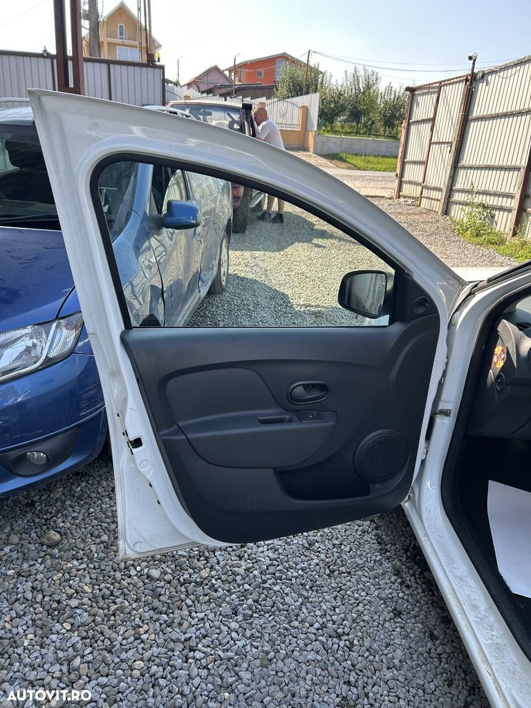 Usa Stanga Fata Dacia Sandero 2 Facelift 2016 - 2020 Hatchback 4 Usi ALB (1327) - 3