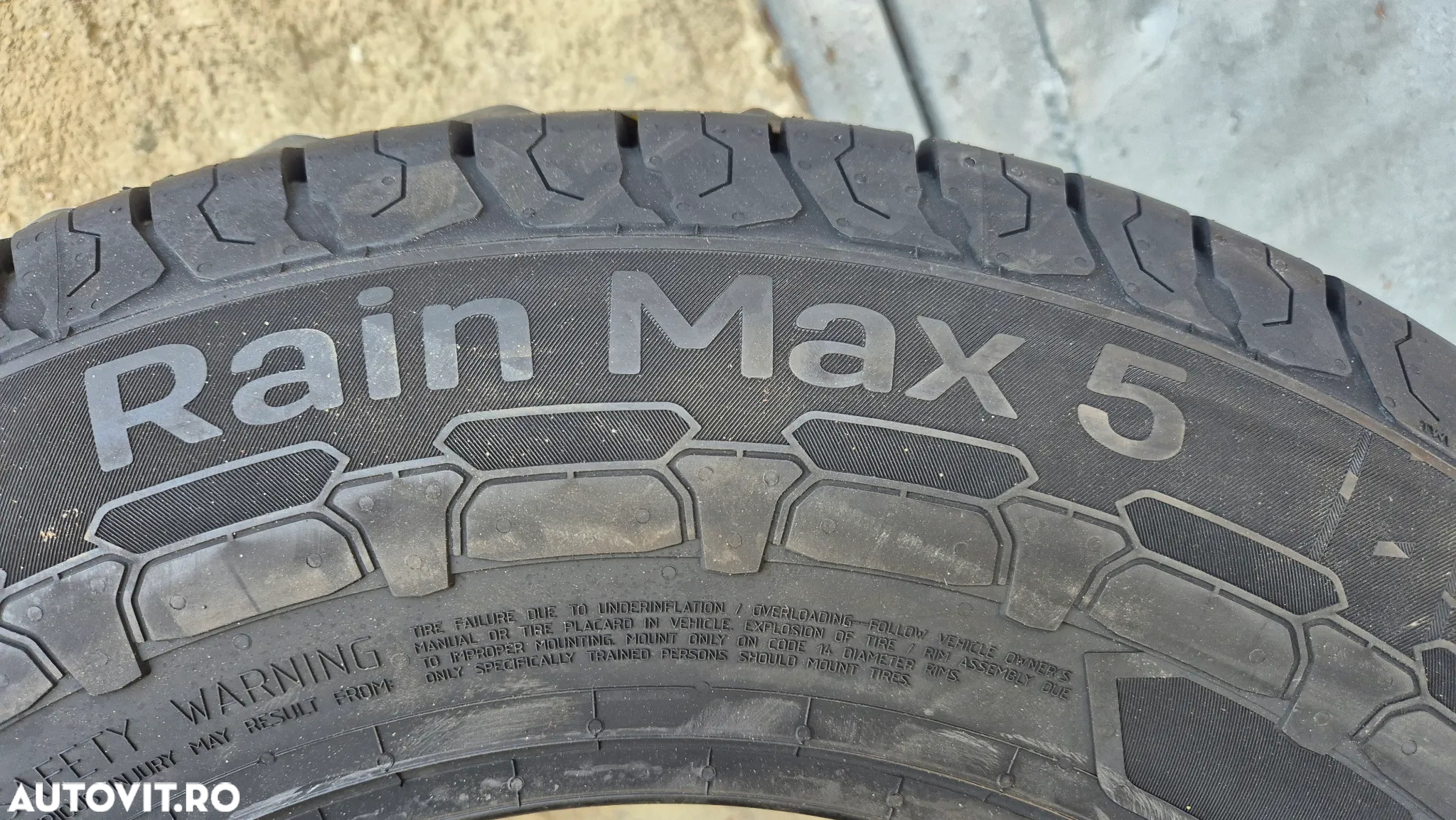 Anvelope 185 14 c, 185/80 R14c m+s, UNIROYAL - 5
