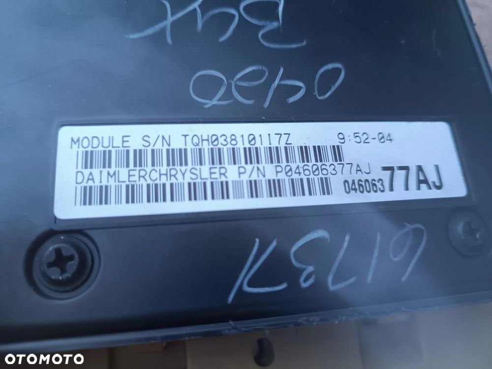 Chrysler Sebring II sedan 2.7 zestaw startowy do odpalenia komputer sterownik p04896041aj p04606377aj p04671676ad - 6