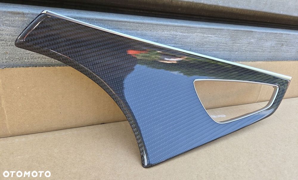 AUDI A7 S7 RS7 C7 4G LIFT LISTWA DEKOR DRZWI CARBON PRAWY PRZÓD 4G8867410AT - 2
