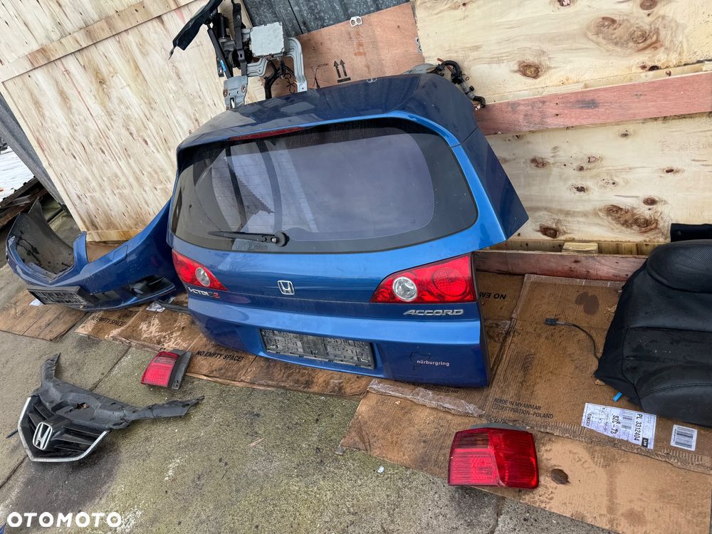 Honda accord niebieskie niebieski lampy tył przód w karoserii  drzwi prawe lewe przednie tylne przód tył błotnik prawy lewy maska lampy przednie tylne tył klapa tylnia klapa bagażnika - 13