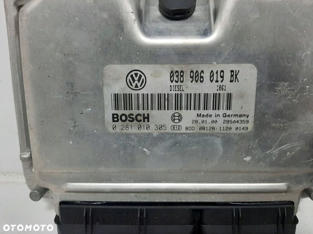 VW PASSAT B5 VARIANT 1.9TDI 00R STEROWNIK SILNIKA ZESTAW 038906019BK - 3