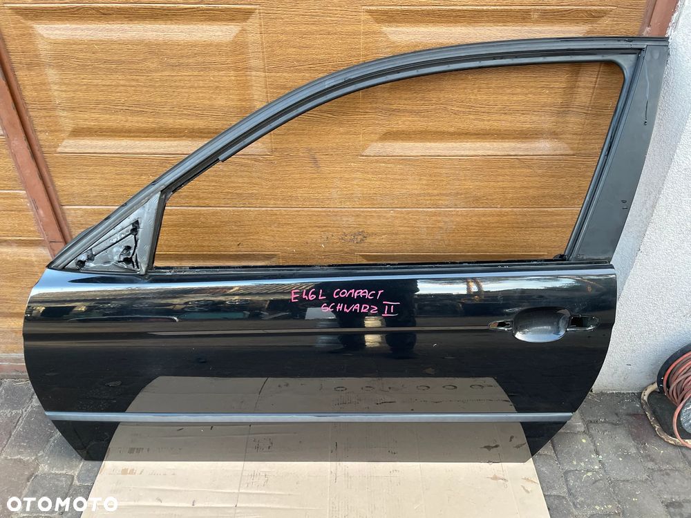 drzwi lewe przód bmw e46 compact SZHWARZ 2