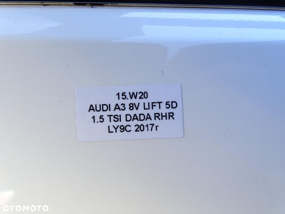 DRZWI PRAWY PRZÓD PRAWE PRZEDNIE LY9C AUDI A3 8V LIFT 5D SPORTBACK 12-19r - 16
