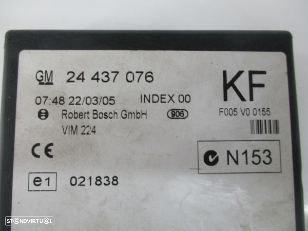 Centralina / Modulo Control Portas  Opel Zafira A Veículo Multiuso (T9 - 5