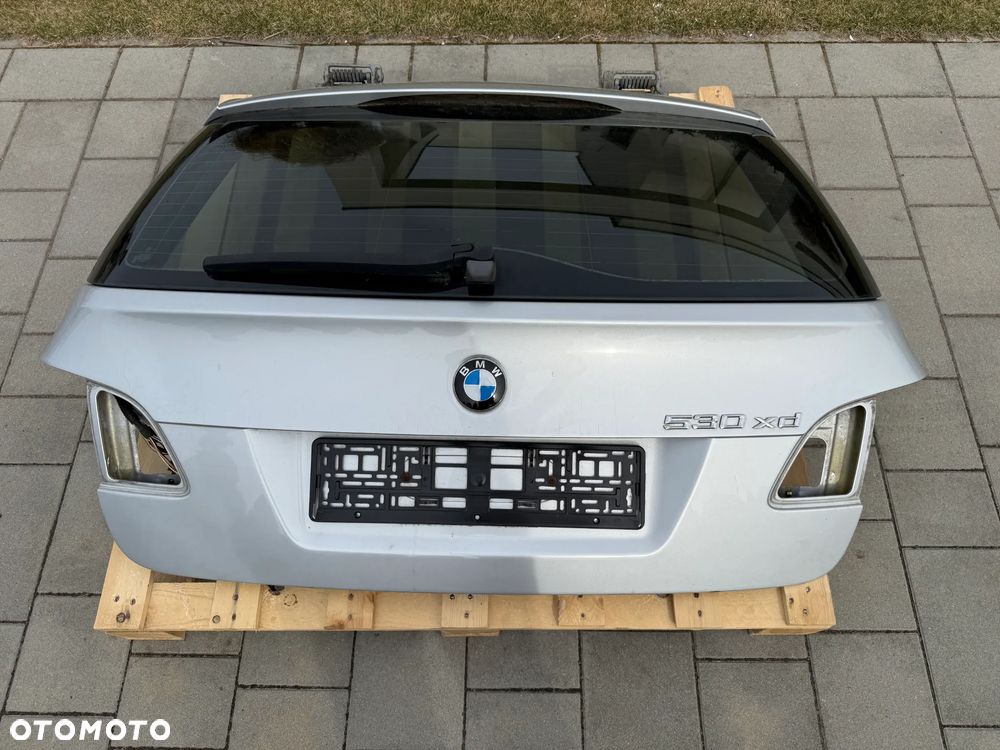 KLAPA BAGAŻNIKA BMW E61 TITANSILBER 354 SZYBA E60 KOMBI TOURING - 1