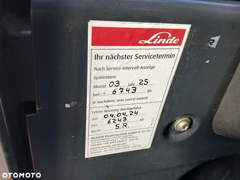 Linde H45D-03 6300h przesuw wolny skok z Niemiec - 25