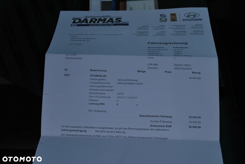 Hyundai i40 Kombi 2.0 Automatik Premium - 35