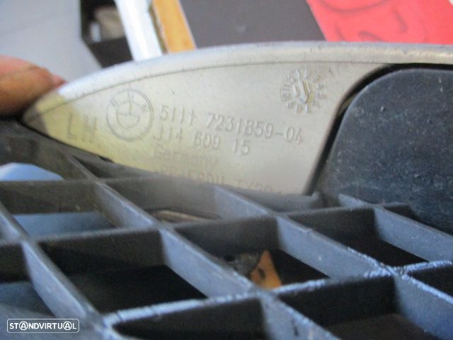 Grelha Friso 5111723185904  5111720069909 BMW 520D F11 FASE 1 2011 2.0D 184CV 5P PRETO FRENTE / FESQ - 5