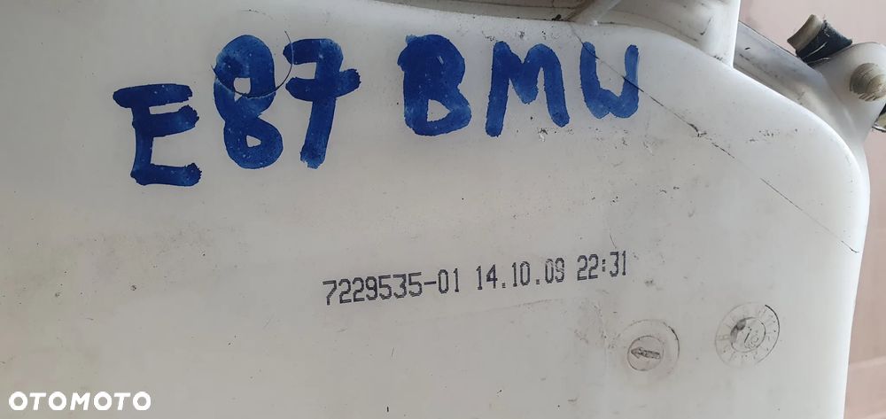 Zbiorniczek płynu spryskiwaczy pompka pompki BMW I E81 E87 7229535 - 6