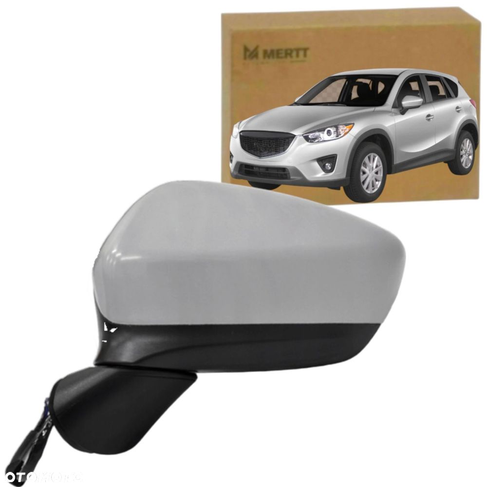 MAZDA CX-5 2012-2014 LUSTERKO ZEWNĘTRZNE LEWE SKŁADANE ELEKTRYCZNIE 8 PIN - 2
