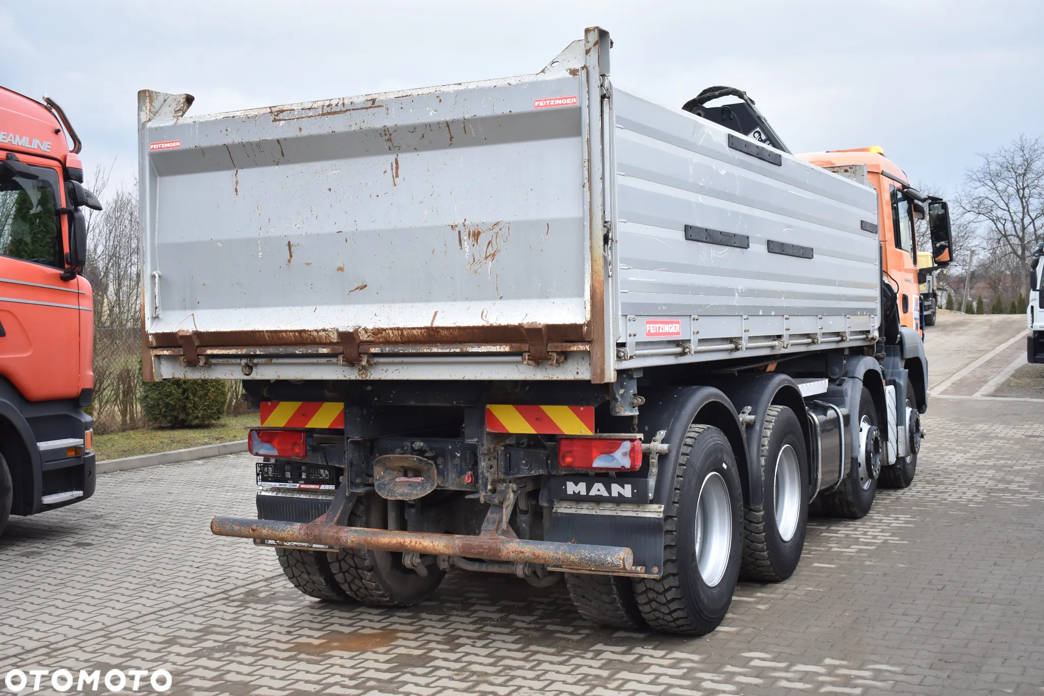 MAN TGS 35.400 Euro5 Wywrotka 8x4 + HDS HIAB XS 144 / Manual/ Resor / Kran/ Crane / Manipulator/ Sprowadzony z Austrii - 11