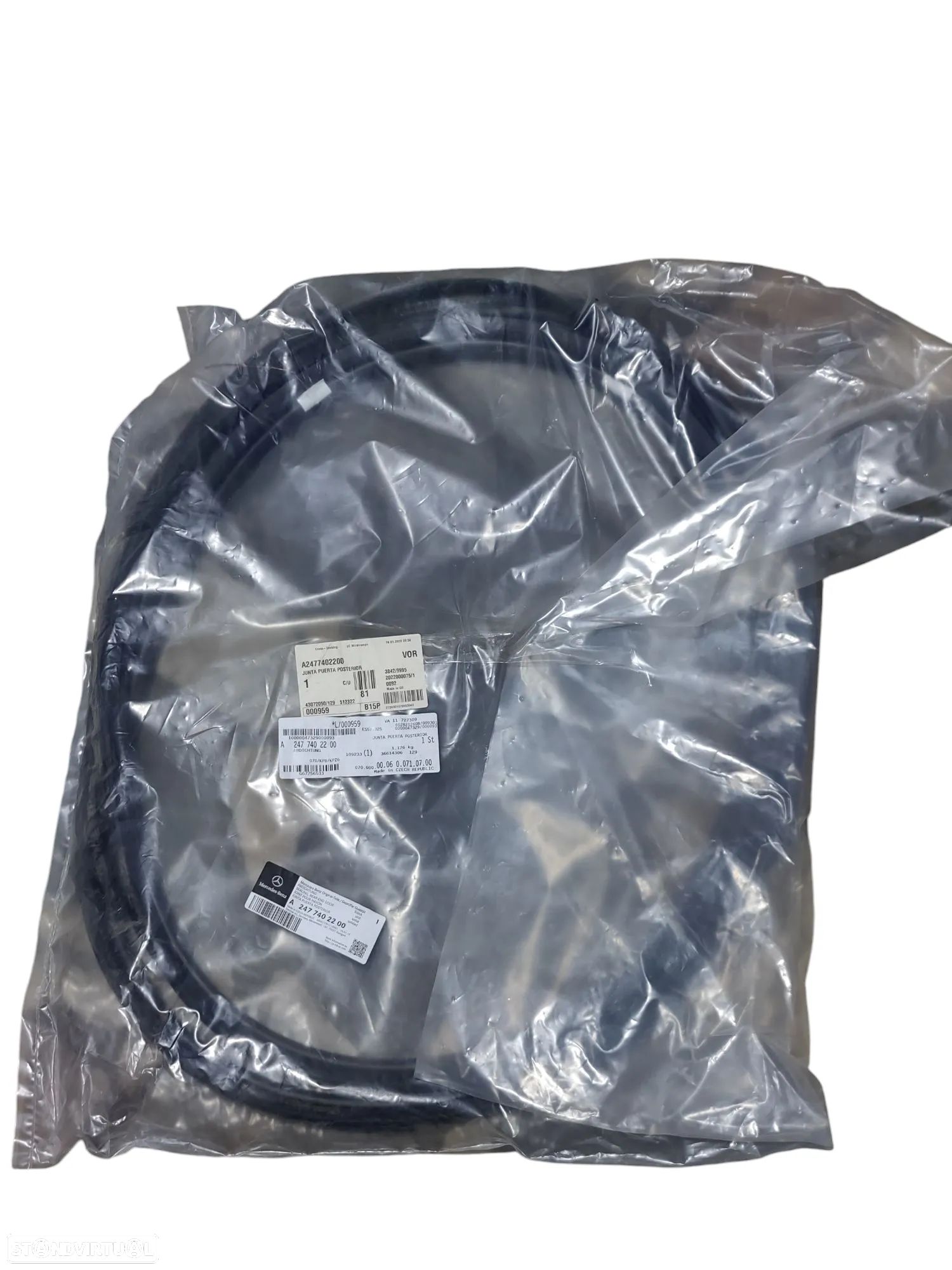 Borracha Tampa de Mala Nova Mercedes Classe B W247 A2477402200 - 1