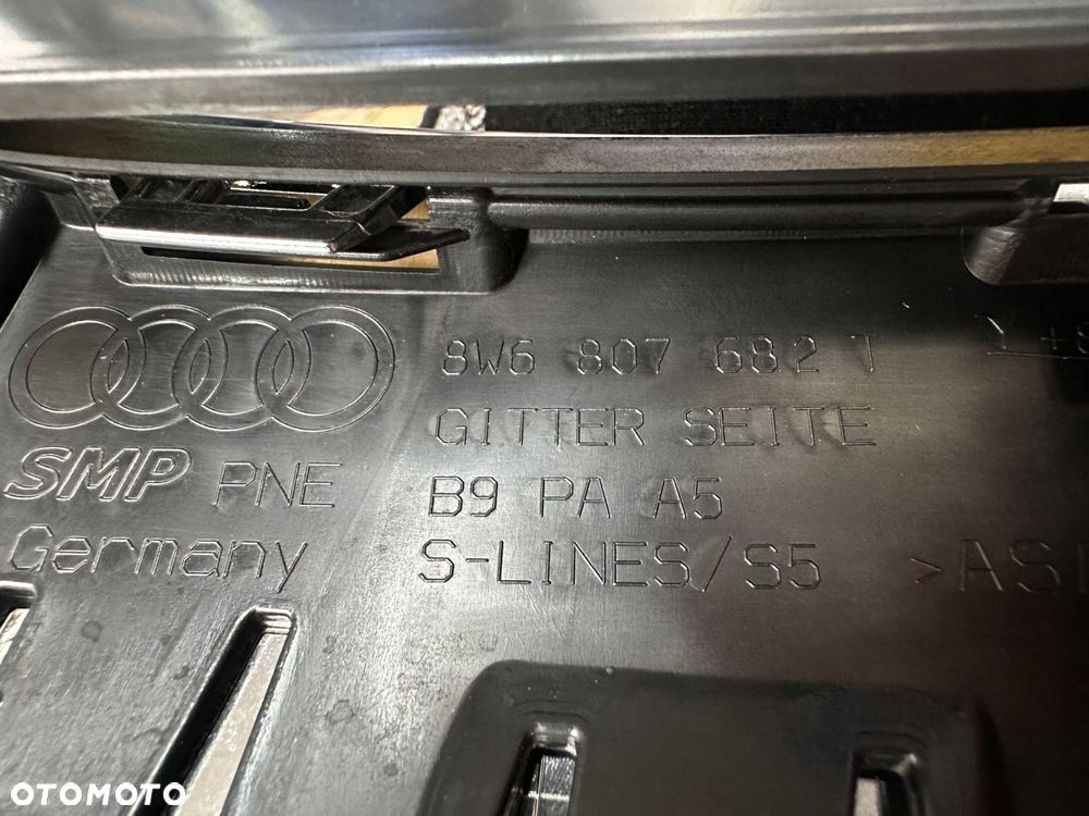 audi a5 b9 s5 s-line kratka zderzaka prawa 8w6807682t - 11