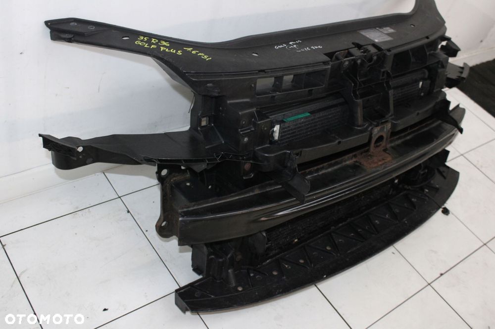 VW GOLF PLUS 1.6 FSI 05R- PAS PRZEDNI CHŁODNICE KOMPLET - 3