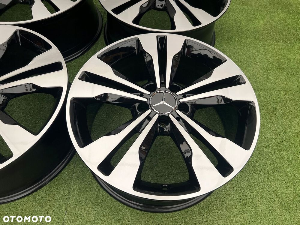 KOMPLET FELG FELGI ALU MERCEDES A B V KLASA VITO 18 ET52 ORYGINALNE - 8