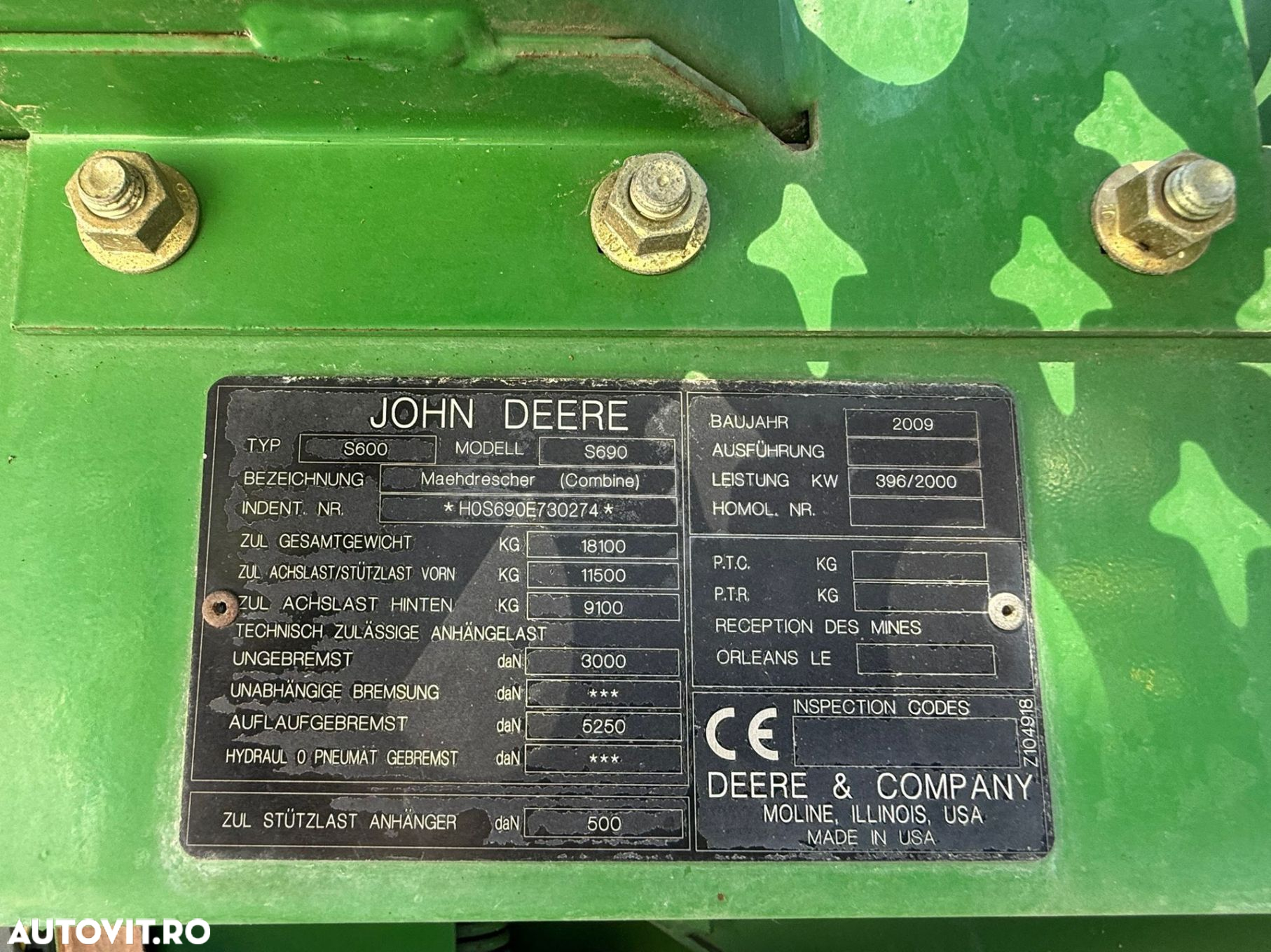 John Deere S690i Combina Agricola - 6