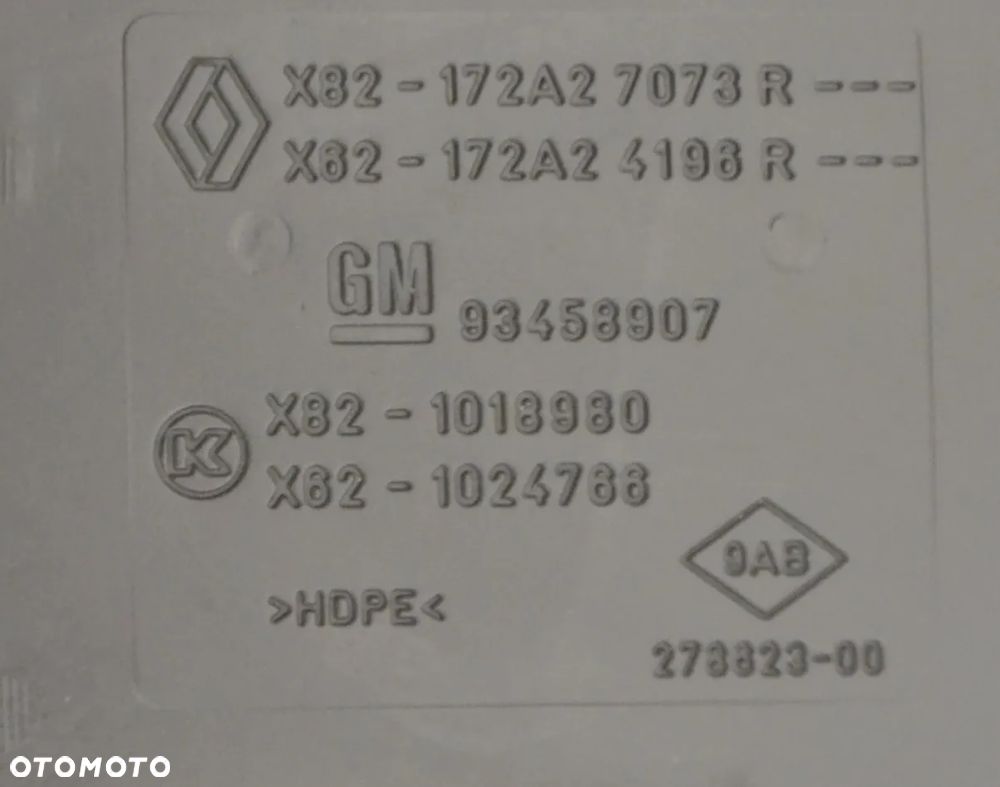 RENAULT TRAFIC OPEL VIVARO III IV zbiornik adblue pompa 172A27073R 172A24196R 0444040014 208993933R - 6
