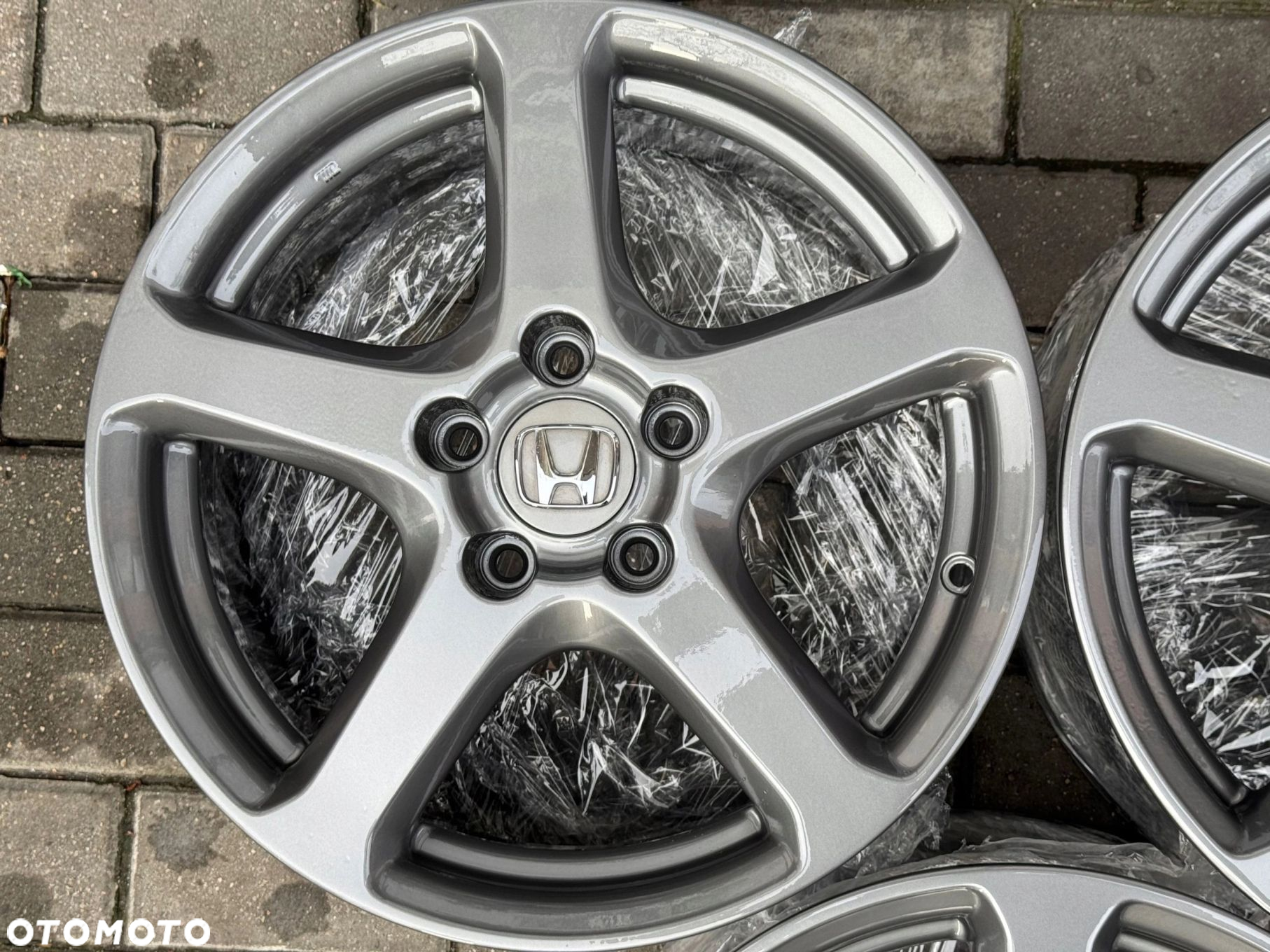 ALU FELGI 17 HONDA ACCORD TYPE S 7J ET55 ORYGINAŁ JAK NOWE 5 SZT CIVIC HRV - 14