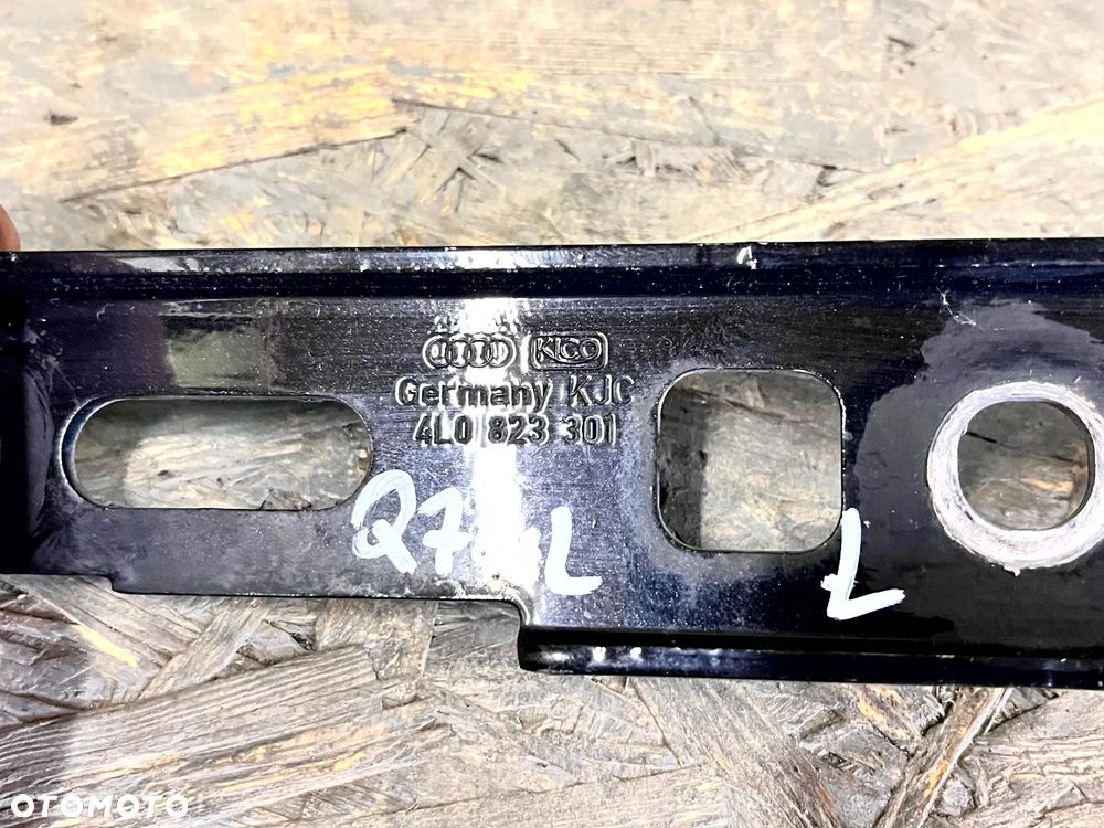 AUDI Q7 4L ZAWIASY MASKI PRAWY LEWY CZARNE 4L0823301 4L0823302 - 2