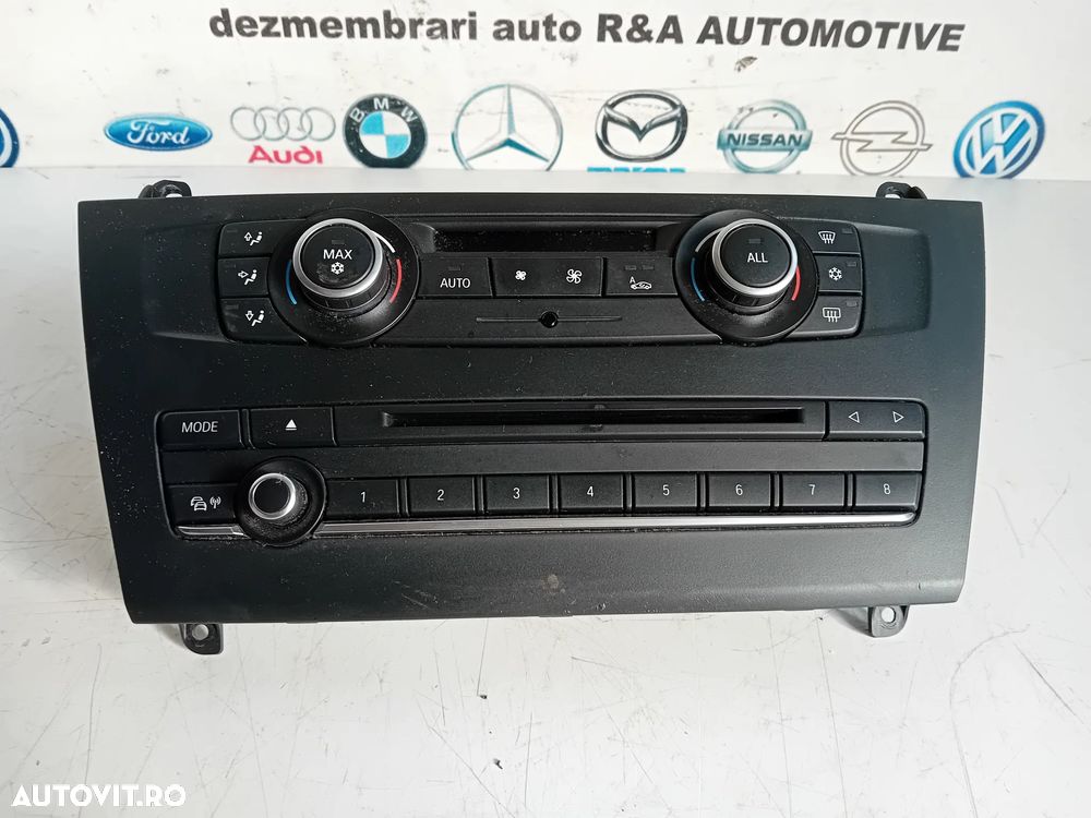 Panou Modul Comanda Clima Climatronic Interfata Radio Cd Navi Bmw X3 F25 X4 F26 Volan Stanga - 2