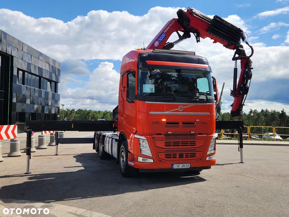Volvo FH 540 6x2 HMF 5020-K6 Fly Jib HDS Ciągnik Siodło - 13