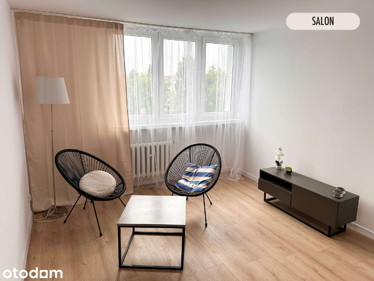 Odświeżone, 2-pokojowe, rozkładowe mieszkanie (46 m²) od zaraz