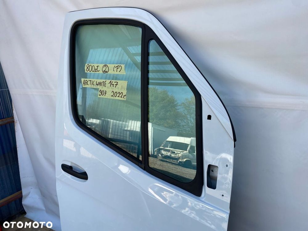 SPRINTER 907 910 drzwi przednie PRAWE BIAŁE BIAŁY ARCTIC WHITE 9147 2022 - 4