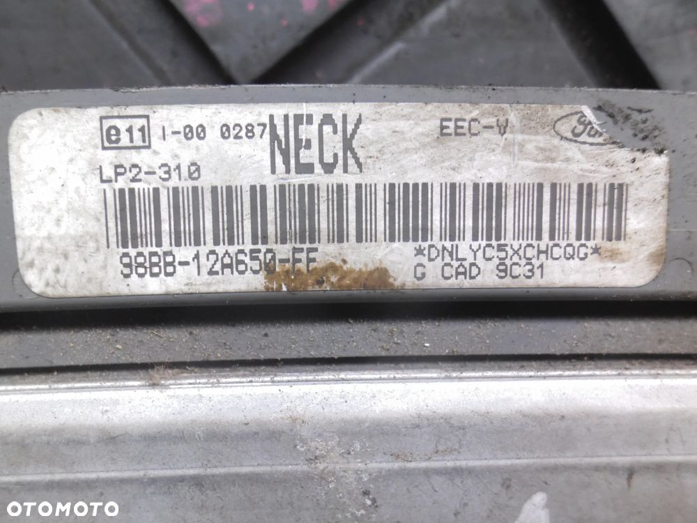 Jednostka sterująca silnika ECU Ford MONDEO Mk 2 98BB-12A650-FF KOMPUTER STEROWNIK - 2