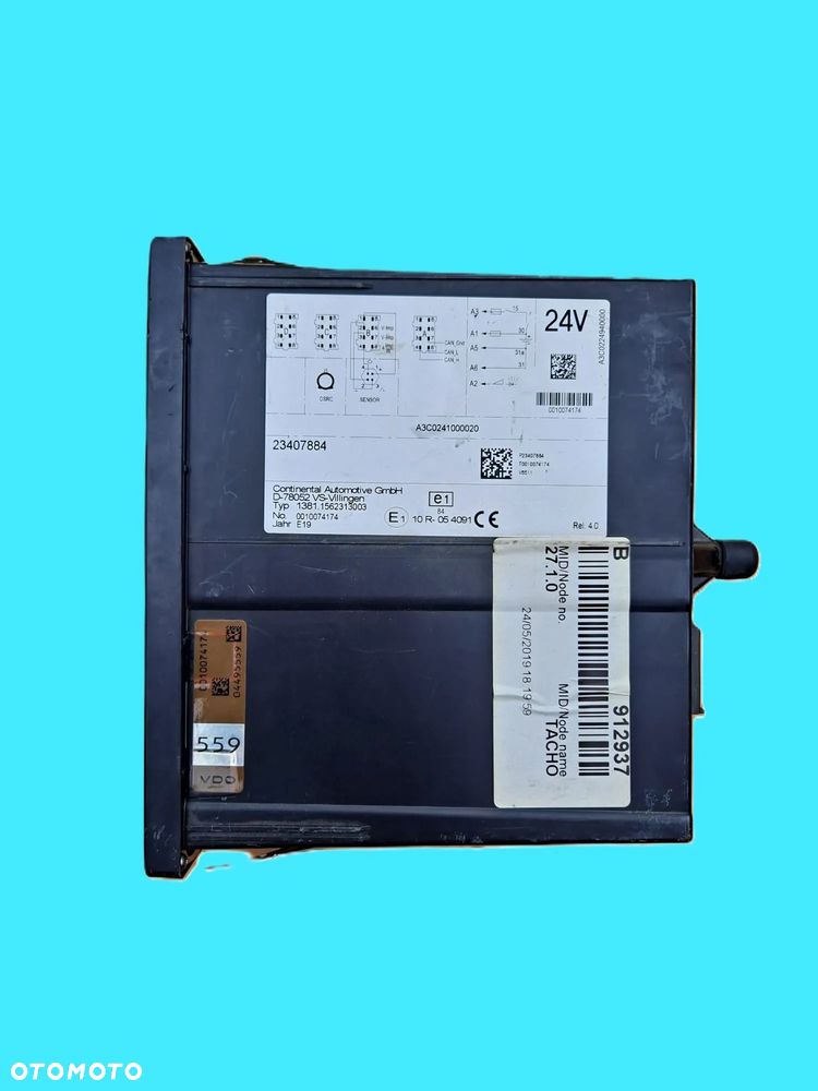 Tachograf 23407884 23407885 VOLVO - 3