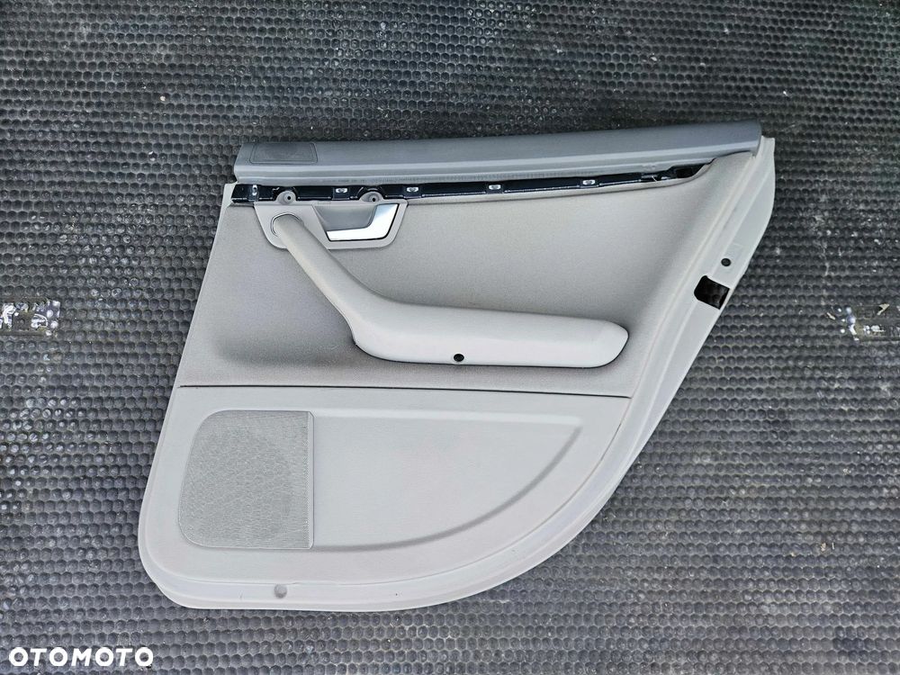 Boczek Boczki Drzwi Jasne Welur Platin Hell Tyl Tylne Glosnik Maskownica Audi A4 B6 B7 - 30