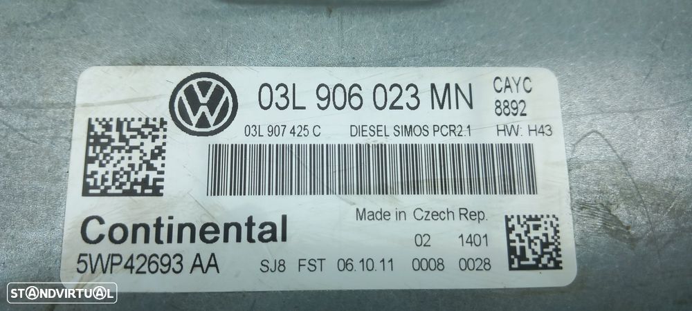 Centralina motor / ECU VOLKSWAGEN Golf VI (5K1) - 5