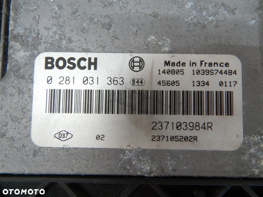 Zestaw startowy sterownik stacyjka 1.6 dci Renault Trafic III vivaro NV300 Talento 14-21 Łuków części - 5
