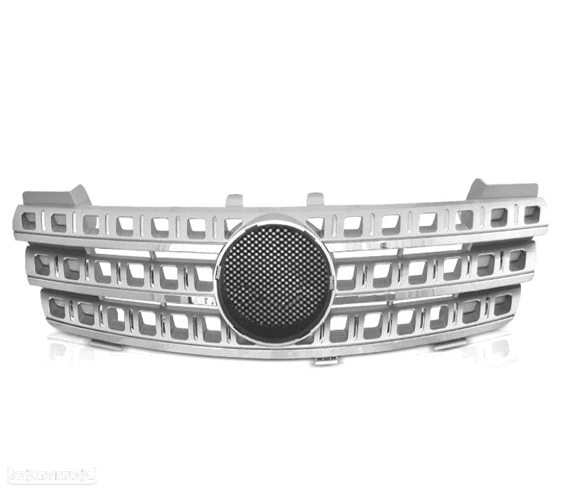 GRELHA FRONTAL PARA MERCEDES ML W164 05-08 CROMADO - 2