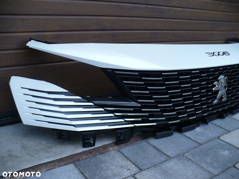 3008 II LIFT 20-23 ATRAPA GRIL ZDERZAKA bialy perla n9 - 4