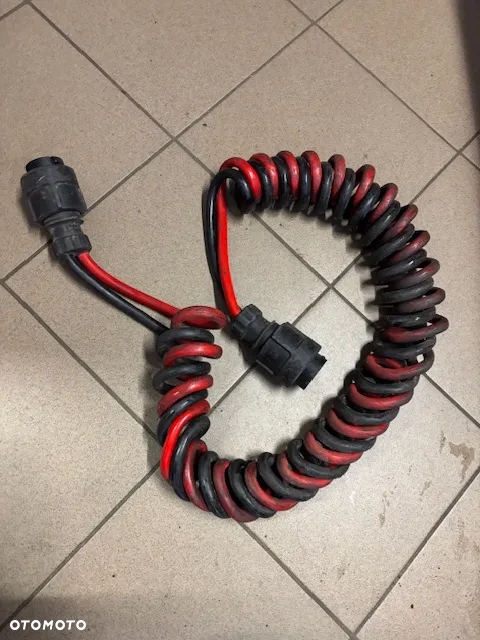 Kabel elektryczny skręcony z wtyczkami, do samochodów ciężarowych, straży pożarnej, 2-biegunowy - 2