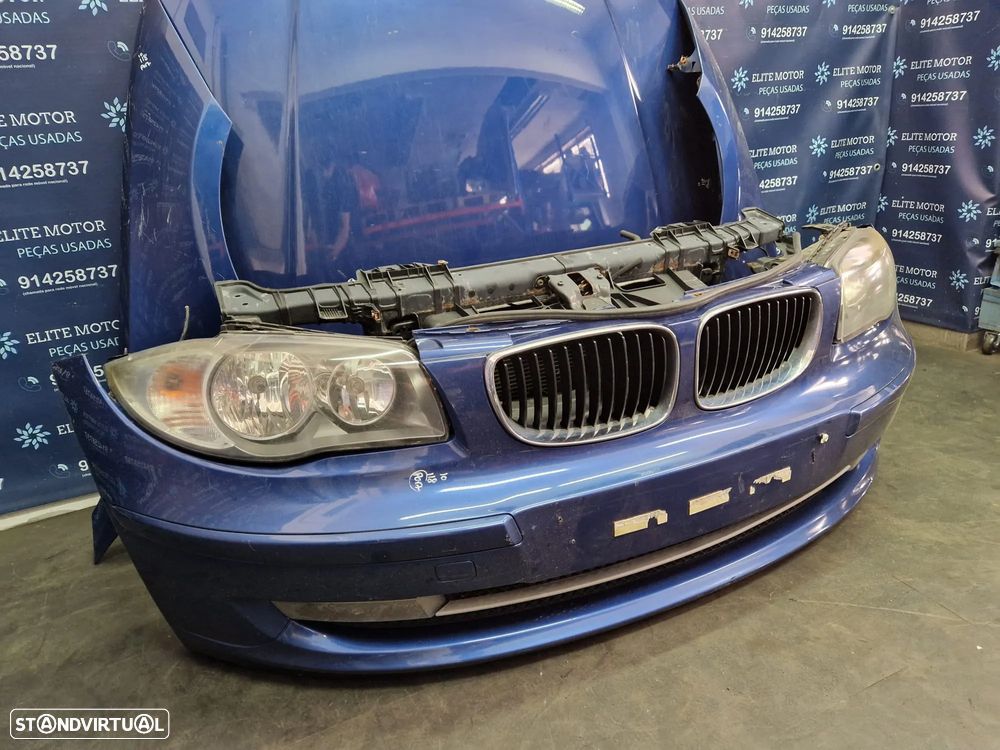 Frente completa usada BMW SERIE 1 LCI E87 E81 118D capot parachoques oticas guardalamas - 4