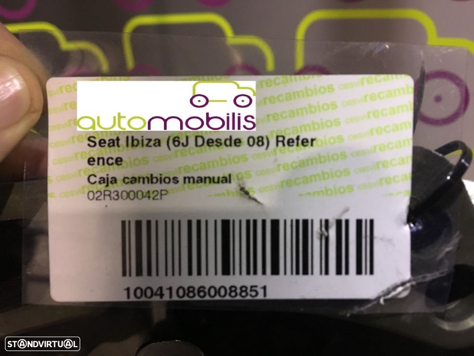 Caixa 5 Velocidades Seat Ibiza 6J  1.2TDi 2011 - Ref: MZW - NO30074 - 5