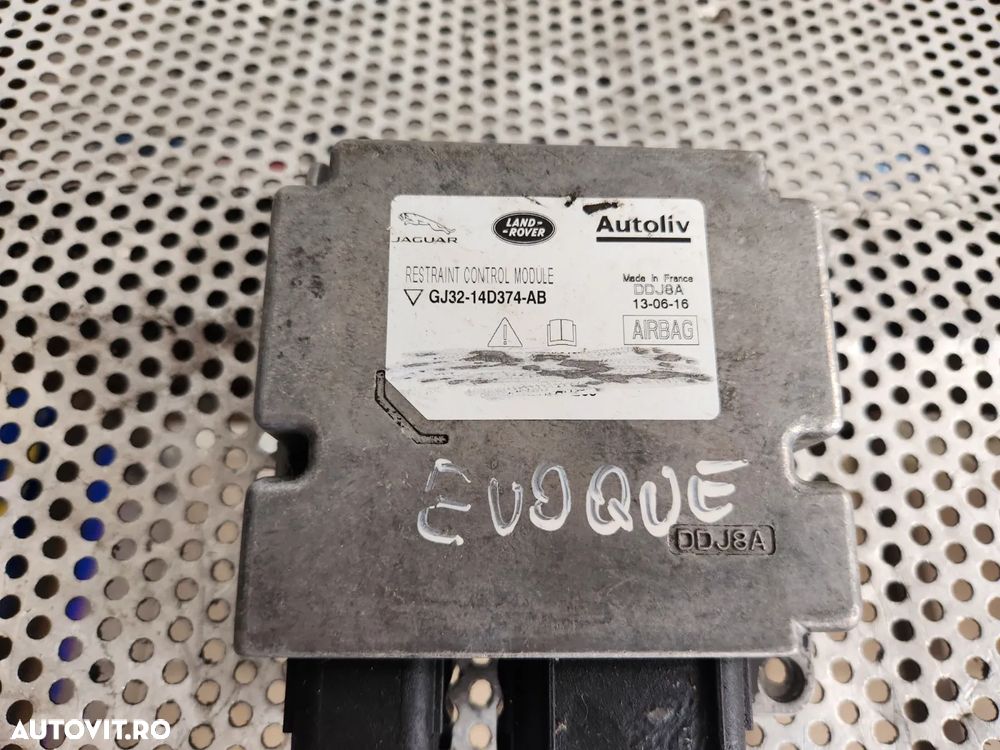Calculator Modul Unitate Control Airbag Range Rover Evoque An 2012-2013-2014-2015-2016-2017-2018-2019-2020-2021 Cod GJ32-14D374-AB - Dezmembrari Arad * Factura Si Garantie *- Achizitionam Autoturisme/Piese Auto - 6