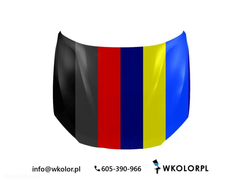 NOWA POKRYWA SILNIKA BMW X1 2009-2015 LAKIEROWANA W KOLOR - 1