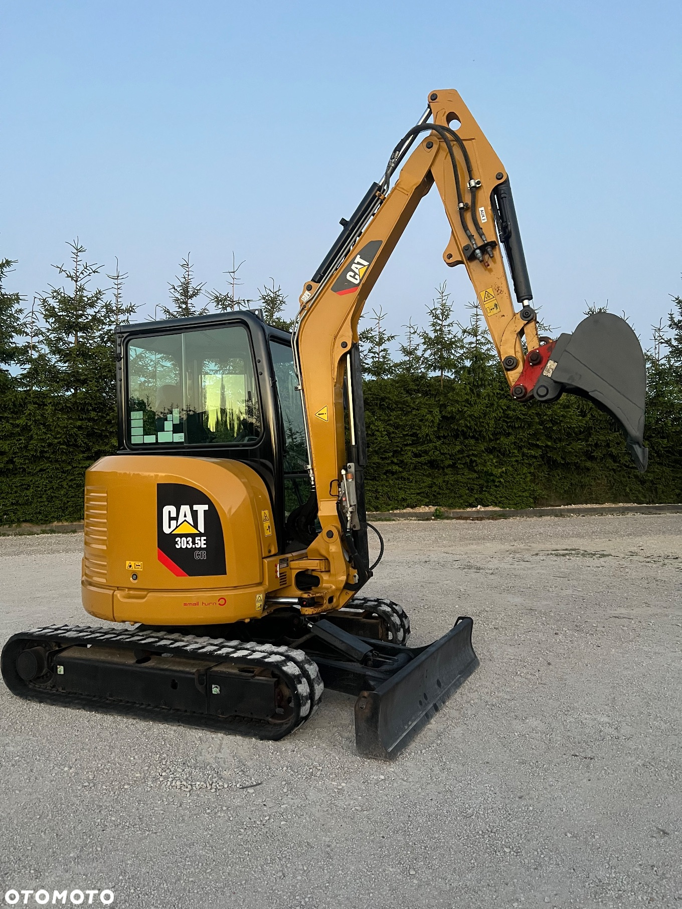 Caterpillar MINIKOPARKA CAT 303.5 E CR 2019r Catepillar 304 303 305 302,7 Bobcat e34 35 26 3x łyżka wiertnica grabie koparka mini gąsienicowa 3,5tony - 16