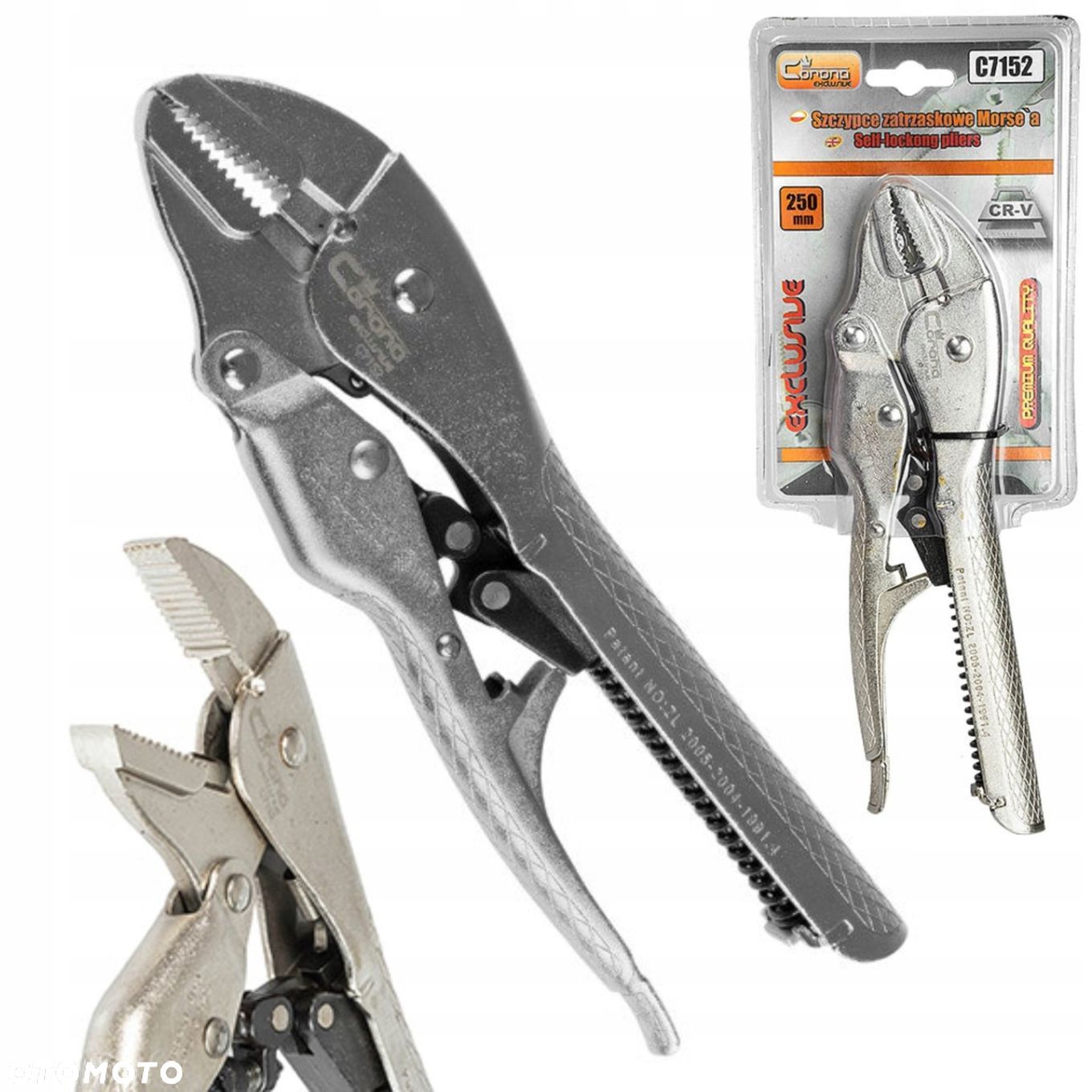 SZCZYPCE ZACISKOWE KLUCZ MORSA MORSEA ŻABKA 250mm - 1