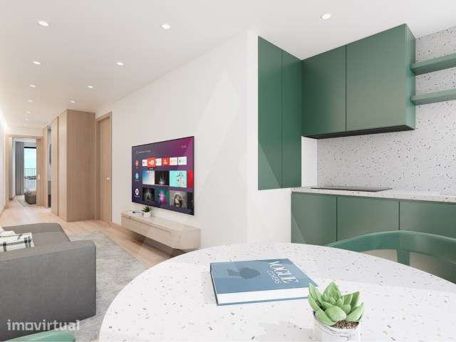 Apartamento T1 com terraço no centro da cidade de Aveiro - Grande imagem: 2/18