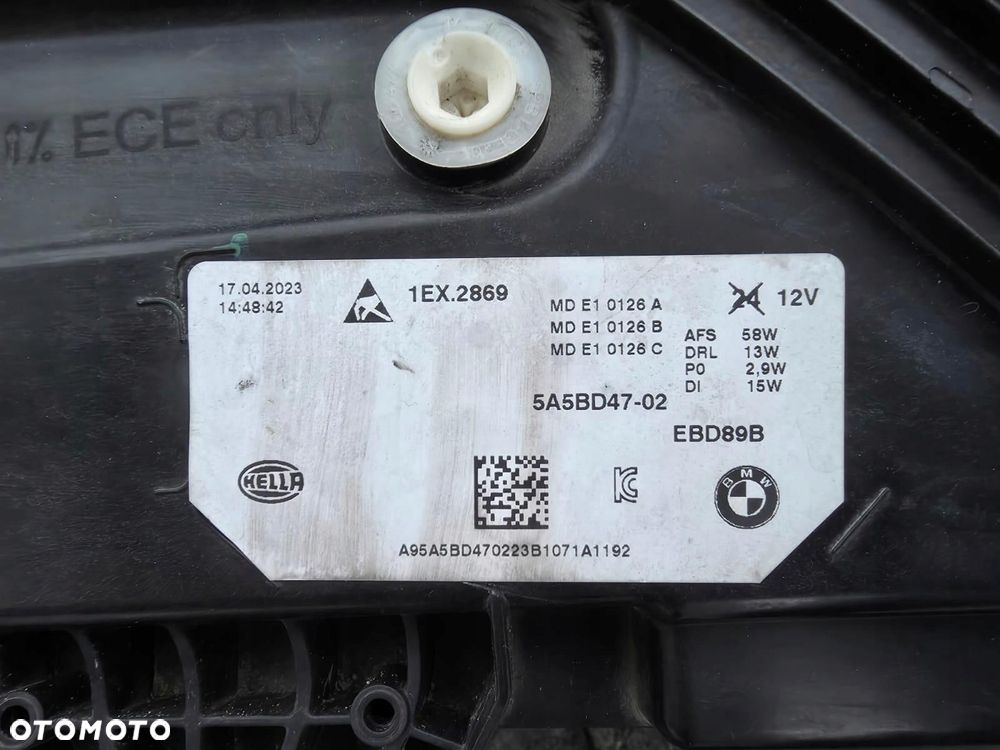 BMW X1 U11 Lampy przód Full Led Adaptive 5A5BD47-02 5A5BD48-02 Srebne - 14