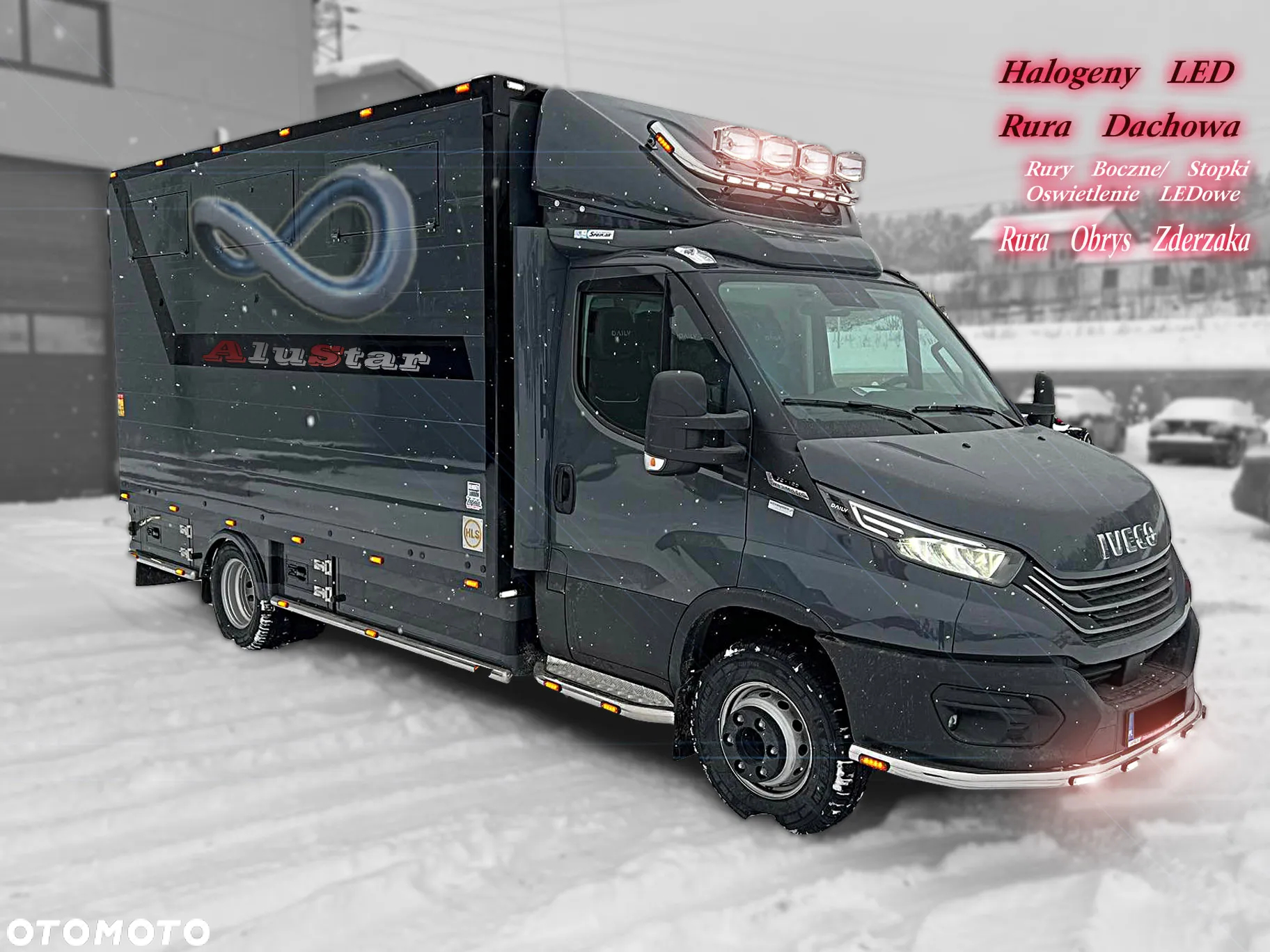 MAN TGE Crafter Sprinter Iveco Ducato Master Transit orurowanie Dachowe - 19